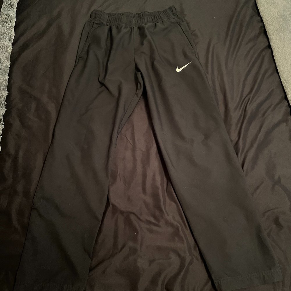 Nike Black Windbreaker Sweatpants Men's Medium
